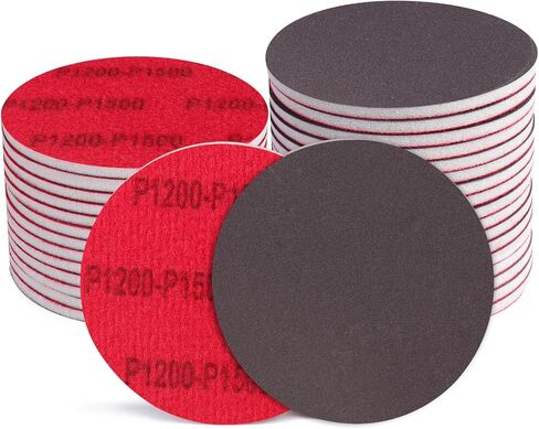 18Pcs 5 Inch Hook and Loop Sanding Sponge Discs 180 Grit Wet Dry Sandpaper with Buffer Backing Pads for Random Orbital Sander Curved Surface and Large-Area Sanding for Automotive Metal Wood in Kuwait