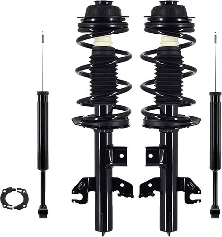 PM Auto Set من 4 Front Quick Complete Complete Shock-Rear Spring-Rear for 2014-2018 Jeep Cherokee FWD in Saudi Arabia