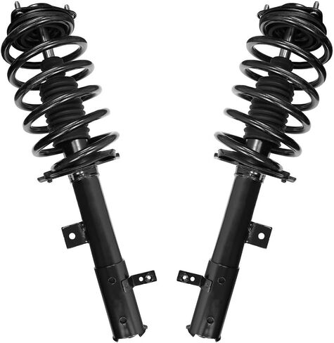 Detroit Axle - 4WD 6pc Suspension Kit for Jeep 2012-2016 Patriot [Sport] 4 Front and Rear Struts with Coil Spring 2 Front Sway Bar End Links 2013 2014 2015 Replacement in Saudi Arabia