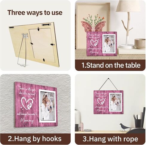 SteadStyle New Mom Gifts for Baby Boy – Mom Picture Frame from Newborn Son, Shower Gift for Boy, First Mother’s Day Present, Registry Must Have Keepsake, Fits 4x6 Photo in Kuwait