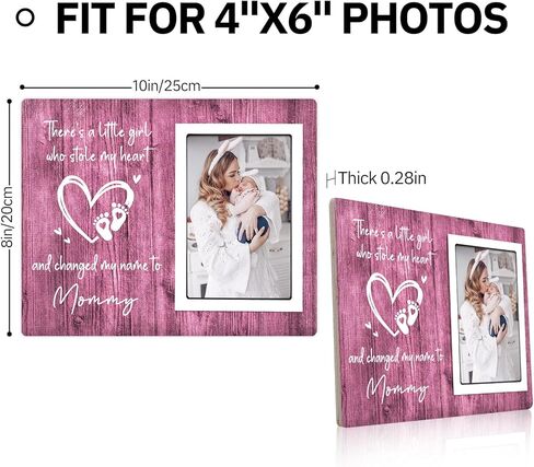 SteadStyle New Mom Gifts for Baby Boy – Mom Picture Frame from Newborn Son, Shower Gift for Boy, First Mother’s Day Present, Registry Must Have Keepsake, Fits 4x6 Photo in Kuwait