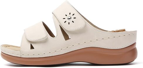 Tilocow Sandals Women Wedge Shoes - Orthopedic Comfortable Arch Support Platform Sandals for Women Wedge Summer Dressy Casual Bunion Breathable Shoes in Kuwait