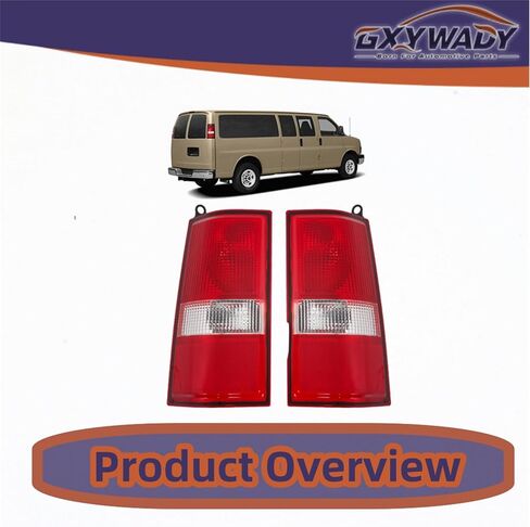 استبدال ضوء الفرامل GXYWADY لعام 2003-2023 Express Savana Tail Light الجانب الأيمن والجانب الأيسر مع لمبة الأسلاك مع استبدال تسخير الأسلاك 84216114 23338319 84639024 23338320 in Saudi Arabia