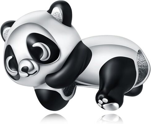 لطيف Panda Animal 925 سحر الفضة الاسترليني للأساور وعلم القلادة المعلقات الفراشة فيل الكلب حبة المجوهرات للنساء أصدقاء العائلة in Kuwait