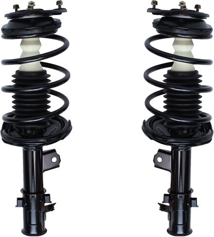 Detroit Axle - Front Struts for 2006-2011 Hyundai Accent Kia Rio Complete 2 Struts with Coil Spring 2007 2008 2009 2010 Replacement Quick Install Ready Struts Assembly in Saudi Arabia