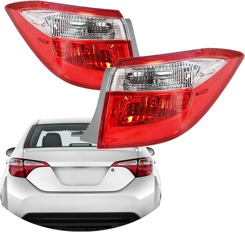 2 عبوة LH+RH بديل لضوء Tail Assembly لعام 2014 2015 2016 Corolla Driver and Passenger Side 8156002751 8155002751 in Saudi Arabia