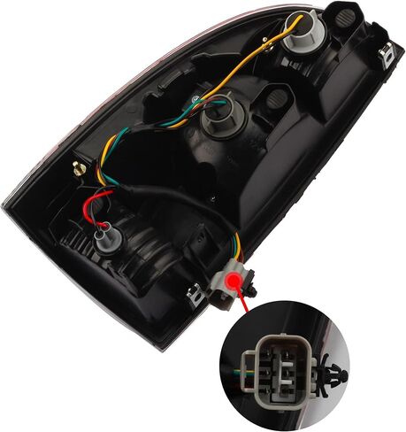 Dasbecan One Pair Left & Right side Tail Light Assembly LED Type Compatible with Second generation Toyota Tacoma 2005-2015 Replaces# 8155004160 8156004160 in Saudi Arabia