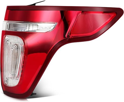 ECCPP Tail Light Assembly Fit 2011-2015 for Ford Explorer XLT Base Limited Sport 3.5L V6 GAS TILLAMP RED CLEAR LENS BB5Z13404C in Saudi Arabia