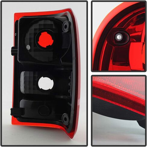 ACANII - For 2001-2011 Ford Ranger Red Clear Tail Lights Replacement Lamps 01-11 Left+Right in Saudi Arabia