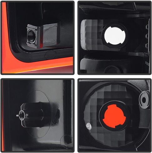 ACANII - For 2001-2011 Ford Ranger Red Clear Tail Lights Replacement Lamps 01-11 Left+Right in Saudi Arabia