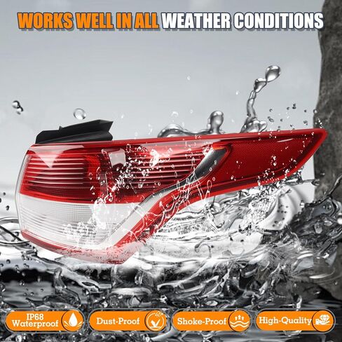 Light Light مع مجموعة لمبة متوافقة مع 2013 2014 2015 2016 Ford Escape Tail Lamp Rights Passenger Side Placension FO2801229 CJ5Z13404E in Kuwait