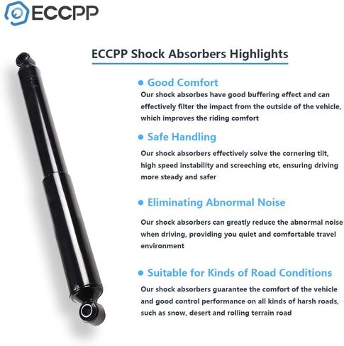 Stricks Struts ، eCCPP chocr strutbers strutbers مجموعات مناسبة للفترة 1983-1986 ل Dodge Power لـ RAM 50،1989-1994 لـ Isuzu Amigo ، 1986-1992 لجيب Comanch ، 2000-2004 لـ Frontier مع 344045 37029 in Saudi Arabia