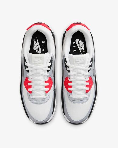 Nike Air Max 90 LV8 Women's Shoes (FD4328-106, White/Ashen Slate/Light Orewood Brown/Black) Size 10 in Kuwait