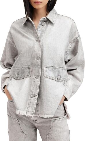 Women's Hettie Denim Shacket in Saudi Arabia