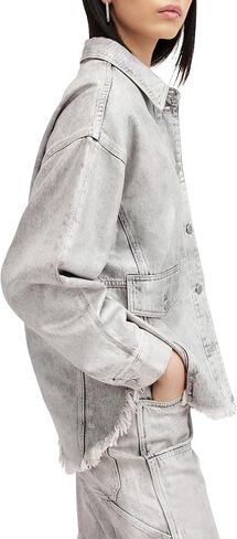 Women's Hettie Denim Shacket in Saudi Arabia