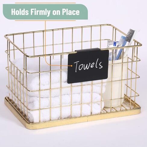 Mr. Pen - Storage Bin Labels Clip On Set, 77 pcs, 75 Removable Bin Labels Clip On with 2 Chalk Markers, Black Plastic in Kuwait