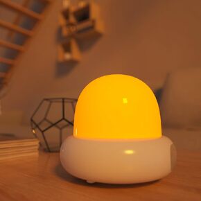 Alarm Clock with Light, 16 White Noise Sleep Sounds, Adjustable 8 Colors Warm Bedside Night Lights with Digital Clock in Saudi Arabia