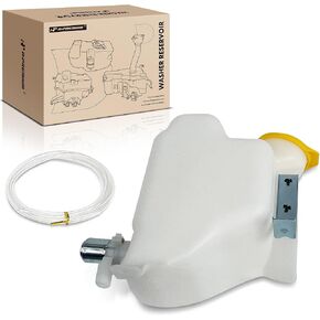 A-Premium Windshield Washer Reservoir Compatible with Select Jeep Models - TJ Series Wrangler 1997-2002, with (Washer Pump/Cap/Hose) - Replace# 4874394, 12318501 in Kuwait