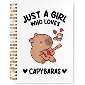 Giraffe Gifts Notebook Journal, Just a Girl Who Loves Giraffes Cute Notebooks for Note Taking, Cute Hardcover Spiral Journal 5.5x8.3 Inch in Kuwait