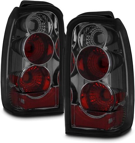 AKKON - For 1996-2002 Toyota 4Runner Base SR5 Limited Sport SUV JDM Black Tail Lights Lamps Pair in Saudi Arabia