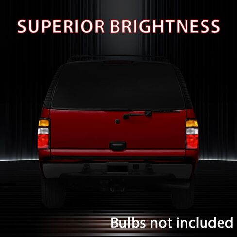 CROSSDESIGN Tail Light Lamp W/Wiring Harness Left Driver Side Compatible with Chevy Suburban 1500 2007-2014/Fit Chevy Suburban 2500 2007-2013/Fit Chevy Tahoe (submodel: LS, LT, LTZ) 2007-2014 in Saudi Arabia