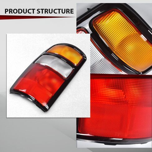 CROSSDESIGN Tail Light Lamp W/Wiring Harness Left Driver Side Compatible with Chevy Suburban 1500 2007-2014/Fit Chevy Suburban 2500 2007-2013/Fit Chevy Tahoe (submodel: LS, LT, LTZ) 2007-2014 in Saudi Arabia