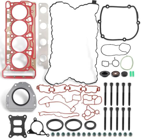 MOTOALL Engine Cylinder Head Gasket Bolts Repair Set Fit for Audi A4 A3, for VW Golf 1.8T 2.0T in Saudi Arabia