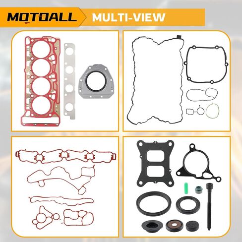 MOTOALL Engine Cylinder Head Gasket Bolts Repair Set Fit for Audi A4 A3, for VW Golf 1.8T 2.0T in Saudi Arabia