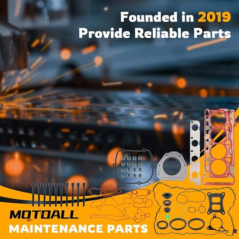MOTOALL Engine Cylinder Head Gasket Bolts Repair Set Fit for Audi A4 A3, for VW Golf 1.8T 2.0T in Saudi Arabia