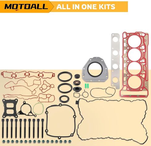 MOTOALL Engine Cylinder Head Gasket Bolts Repair Set Fit for Audi A4 A3, for VW Golf 1.8T 2.0T in Saudi Arabia