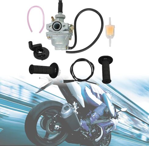 WFLNHB المكربن و 7/8 "مقبض شريط قبضة واستبدال كابل الخانق لهوندا CRF50F Z50R XR50R Z50A 1972-2009 in Saudi Arabia