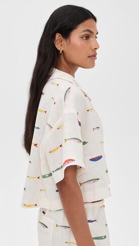 STAUD Women's Daya Linen Top in Saudi Arabia