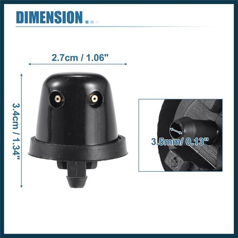 Rear Windshield Window Washer Nozzle Wiper Spray Assembly No.28970-0W000 for Nissan Pathfinder 1996-2012 Automotive Parts in Saudi Arabia