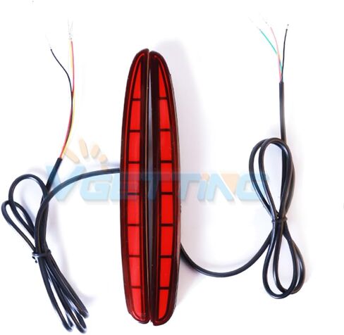 LENS RED LED LED مصابيح عاكس لـ Honda Civic Hatchback ، Type-R ، SI 2017 2018 2019 2020 2021 Lear Pumper Light مع إشارة دوران متسلسلة ، وظيفة الفرامل (Arrow Red) in Kuwait
