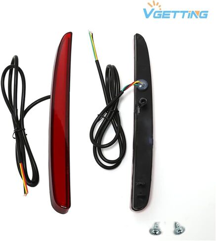 LENS RED LED LED مصابيح عاكس لـ Honda Civic Hatchback ، Type-R ، SI 2017 2018 2019 2020 2021 Lear Pumper Light مع إشارة دوران متسلسلة ، وظيفة الفرامل (Arrow Red) in Kuwait