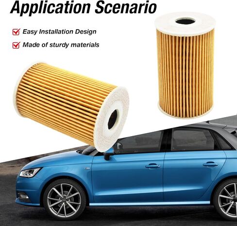 2Pcs HU7008Z Oil Filter, Replaces HU7008Z in Saudi Arabia