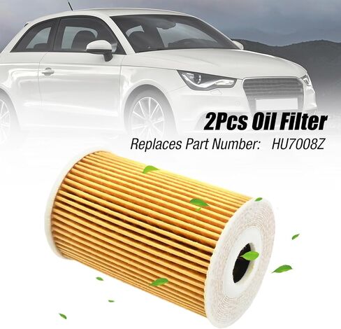2Pcs HU7008Z Oil Filter, Replaces HU7008Z in Saudi Arabia