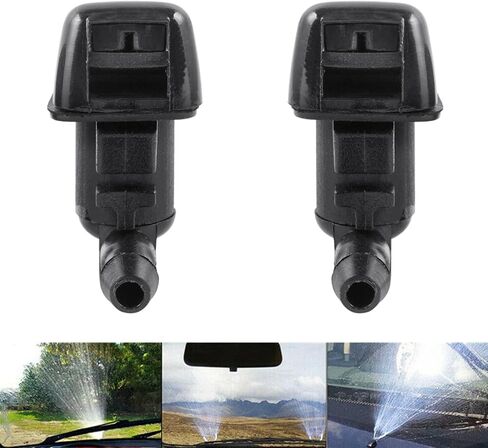 Car Wiper Nozzle for F/ord Edge 2011-2015 2pcs Car Front Windshield Washer Wiper Water Spray Nozzles Accessories in Saudi Arabia