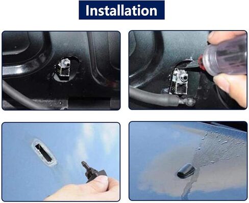 Car Wiper Nozzle for F/ord Edge 2011-2015 2pcs Car Front Windshield Washer Wiper Water Spray Nozzles Accessories in Saudi Arabia