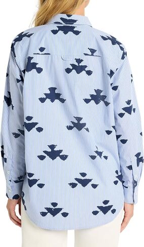 Nic+Zoe Women's Strip Loces Shirt in Saudi Arabia