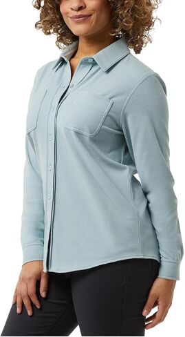 32 Degrees Ladies' Soft Fleece Button-Up Shirt – Warm, Stylish, and Perfect for Everyday Wear in Kuwait
