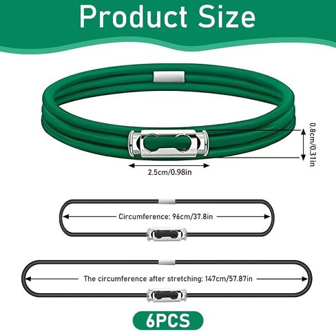 13-30 Gallon Trash Can Rubber Bands (Set of 6) – Elastic Garbage Bin Straps with Stainless Steel Connectors, Secure Liners for Kitchen, Bathroom, Outdoor & Multi-Purpose Use – Durable in Saudi Arabia