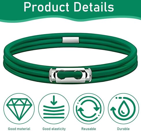 13-30 Gallon Trash Can Rubber Bands (Set of 6) – Elastic Garbage Bin Straps with Stainless Steel Connectors, Secure Liners for Kitchen, Bathroom, Outdoor & Multi-Purpose Use – Durable in Saudi Arabia