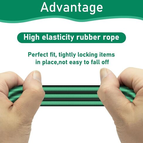 13-30 Gallon Trash Can Rubber Bands (Set of 6) – Elastic Garbage Bin Straps with Stainless Steel Connectors, Secure Liners for Kitchen, Bathroom, Outdoor & Multi-Purpose Use – Durable in Saudi Arabia