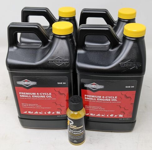 Briggs & Stratton 100028 (4 pack) 30W Oil Engine - 48 Oz. ومعالجة الوقود in Saudi Arabia