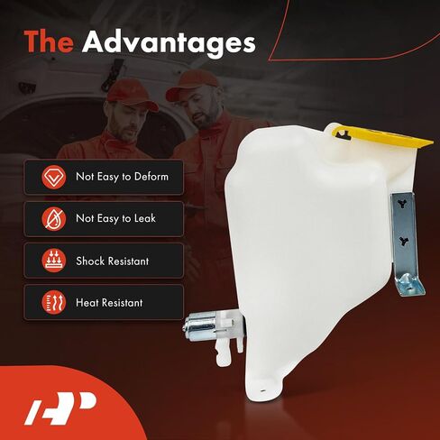 A-Premium Windshield Washer Reservoir Compatible with Select Jeep Models - TJ Series Wrangler 1997-2002, with (Washer Pump/Cap/Hose) - Replace# 4874394, 12318501 in Saudi Arabia