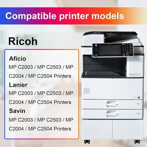 LEDES 7120 7125 7220 7225 Toner Cartridge Compatible Replacement for Xerox 006R01457 006R01458 006R01459 006R01460 for Xerox WorkCentre 7120 7125 7220 7225 7220i 7225i Printer( BCMY in Saudi Arabia