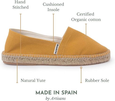 Mila Espadrille Flats: Sustainable, Vegan, Classic Style. Made in Spain in Kuwait
