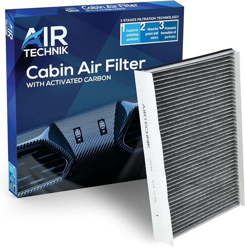 AirTechnik CF10436 Cabin Air Filter w/Activated Carbon | Fits 07-09 Dodge Sprinter 2500, 3500, 07-19 Freightliner Sprinter 2500, 3500, 2010-2020 Mercedes-Benz Sprinter 2500, 3500-9068300218 in Saudi Arabia