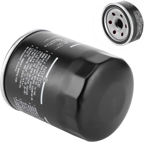 Outboard Oil Filter, Black Motorcycle Oil Filter 16510-96J00 Four Stroke Engine Oil Filter Motor Accessory Replacement Part Fit for DF70A DF80A AND DF90A, Black in Saudi Arabia